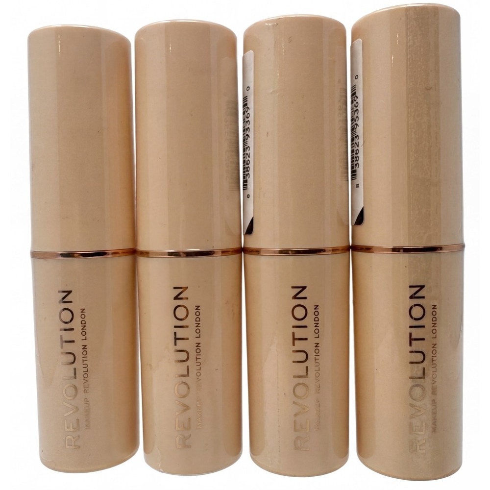 4 Pack Revolution Fast Base Stick Foundation F14 0.21 oz